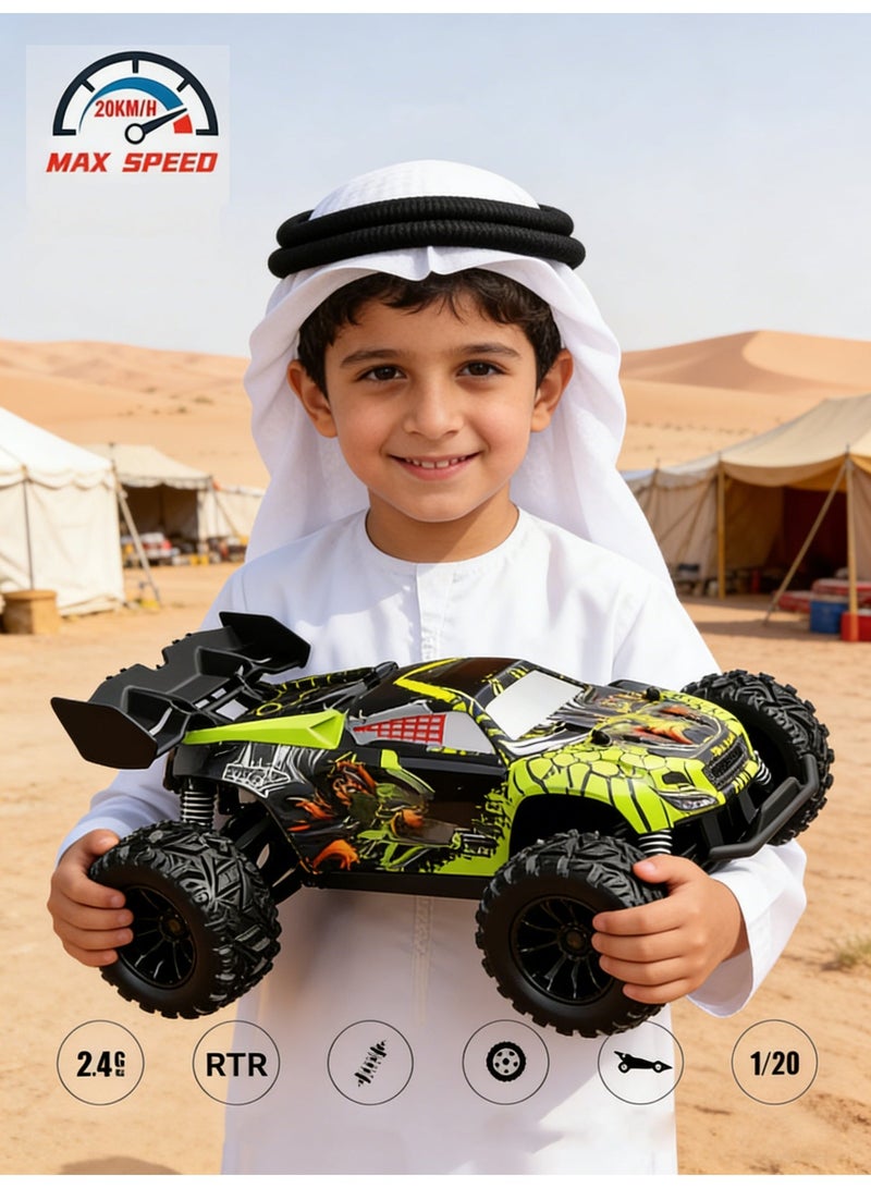 Aijmil 1:20 Electric Off-Road Remote Contro Car - High Speed ​​2.4GHz All Terrain Vehicle - Perfect Racing Toy for Kids and Adults Remote Control Car - Image 1